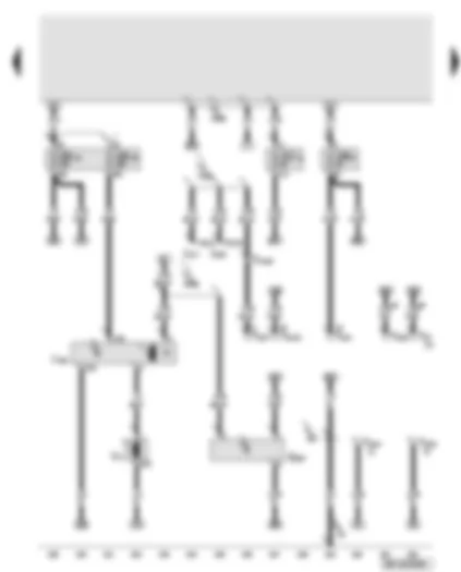 Wiring Diagram  AUDI A8 2007 - Wiper motor control unit - windscreen wiper motor - washer pump - diagnostic connector - rain and light detector sensor