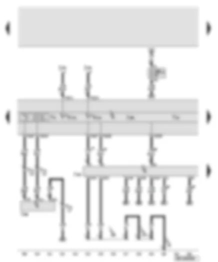 Wiring Diagram  AUDI A8 2007 - Control unit in dash panel insert - radio controlled clock - electromechanical parking brake control unit - radio controlled clock receiver - data bus diagnostic interface