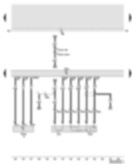 Wiring Diagram  AUDI A8 2008 - Engine control unit - lambda probe - pressure differential sender