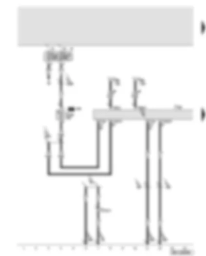 Wiring Diagram  AUDI A8 2010 - Rear seat adjustment with memory control unit - rear seat adjustment thermal fuse 2