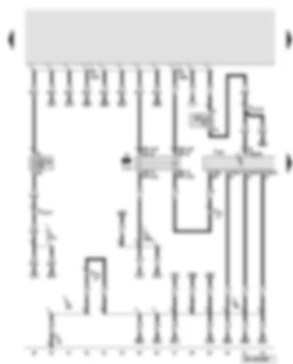 Wiring Diagram  AUDI A8 2008 - Engine control unit - Motronic current supply relay