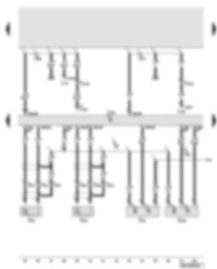 Wiring Diagram  AUDI A8 2008 - Engine control unit - Hall sender - knock sensors