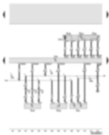 Wiring Diagram  AUDI A8 2008 - Engine control unit - engine speed sender - fuel pressure sender - intake manifold flap potentiometer - throttle valve module