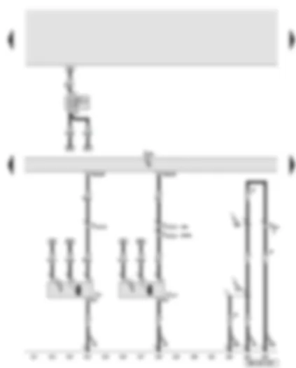 Wiring Diagram  AUDI A8 2008 - Engine control unit - radiator fan - radiator fan 2