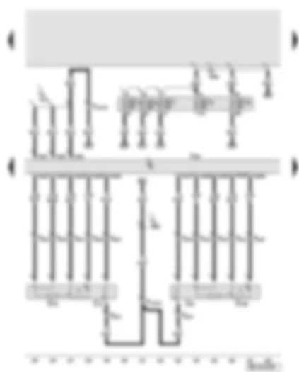 Wiring Diagram  AUDI A8 2010 - Engine control unit - lambda probe - lambda probe 2 - fuses