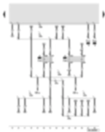 Wiring Diagram  AUDI A8 2010 - Terminal 15 voltage supply relay - terminal 75 voltage supply relay 1