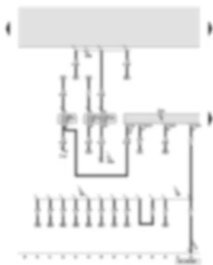 Wiring Diagram  AUDI A8 2008 - Steering column electronics control unit - steering column voltage supply