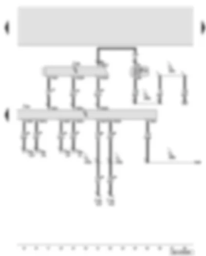 Wiring Diagram  AUDI A8 2010 - Data bus diagnostic interface - control unit in dash panel insert