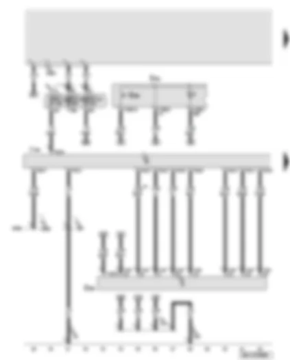 Wiring Diagram  AUDI A8 2010 - Control unit for information electronics 1 - multimedia system operating unit - display unit button - operating unit in front of centre console