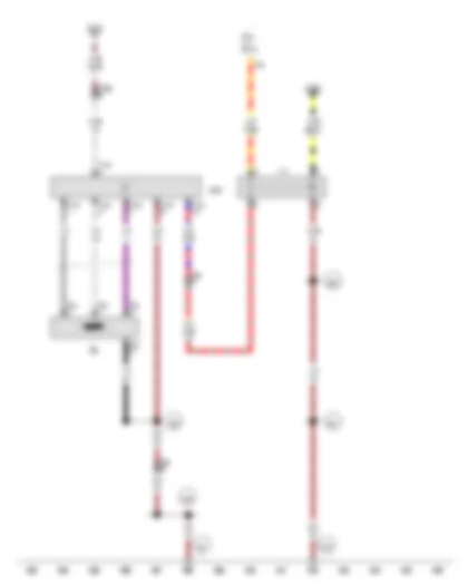 Wiring Diagram  AUDI A8 2014 - Fuel system pressurisation pump - Fuel pump relay - Fuel pump control unit