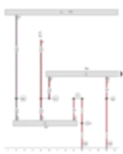 Wiring Diagram  AUDI A8 2011 - Garage door operating unit - Garage door operation control unit
