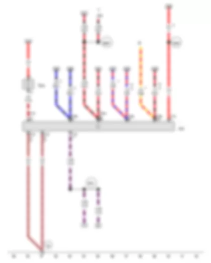 Wiring Diagram  AUDI A8 2015 - Voltage stabiliser - Start/Stop operation fuse
