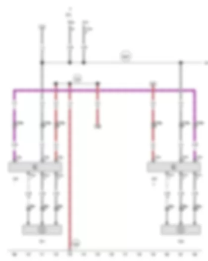 Wiring Diagram  AUDI A8 2014 - Flashing lights control unit - Left flashing light - Right flashing light