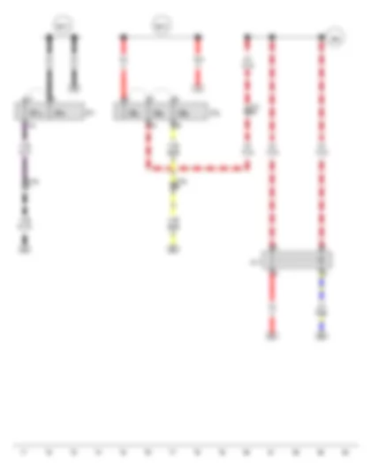Wiring Diagram  AUDI A8 2015 - Terminal 30 voltage supply relay