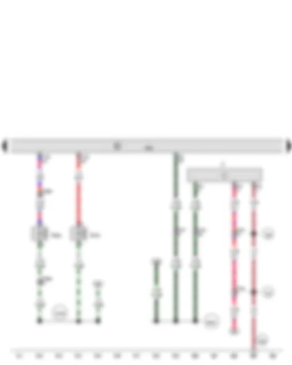 Wiring Diagram  AUDI A8 2015 - Brake light switch - Engine control unit - Fuel pressure regulating valve - Fuel metering valve