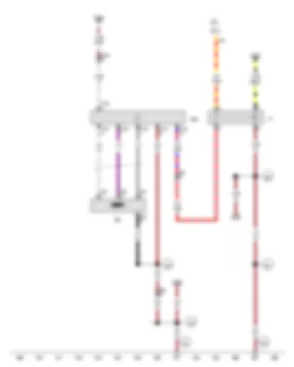 Wiring Diagram  AUDI A8 2015 - Fuel system pressurisation pump - Fuel pump relay - Fuel pump control unit