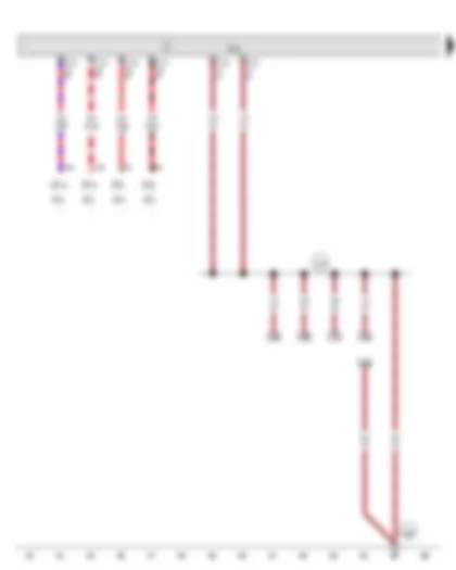 Wiring Diagram  AUDI A8 2014 - Onboard supply control unit