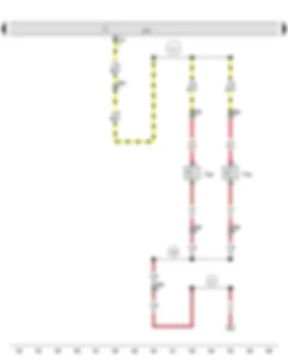 Wiring Diagram  AUDI A8 2014 - Bonnet contact switch - Onboard supply control unit