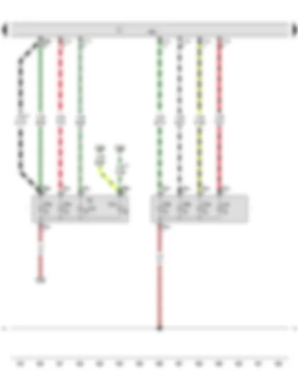 Wiring Diagram  AUDI A8 2015 - Convenience system central control unit - Rear left fog light bulb - Left tail light bulb - Left reversing light bulb - Left brake and turn signal bulb 2