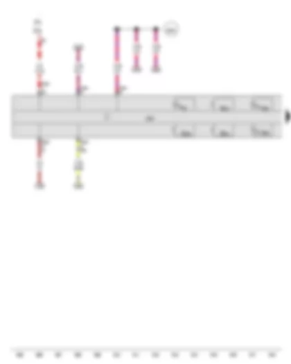 Wiring Diagram  AUDI A8 2014 - Roof electronics control unit - Front interior light