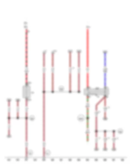 Wiring Diagram  AUDI A8 2014 - Relay for power sockets - 12 V socket