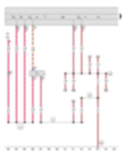 Wiring Diagram  AUDI A8 2014 - Control unit in dash panel insert - Analogue clock