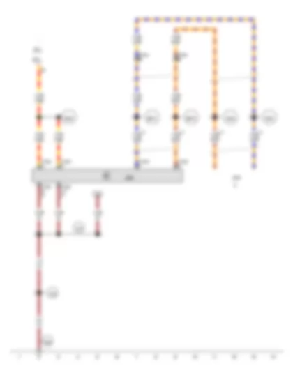 Wiring Diagram  AUDI A8 2015 - Control unit for heads-up display
