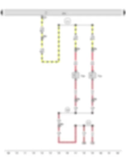 Wiring Diagram  AUDI A8 2014 - Bonnet contact switch - Onboard supply control unit