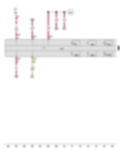 Wiring Diagram  AUDI A8 2014 - Roof electronics control unit - Front interior light