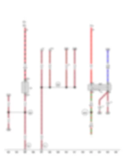 Wiring Diagram  AUDI A8 2015 - Relay for power sockets - 12 V socket