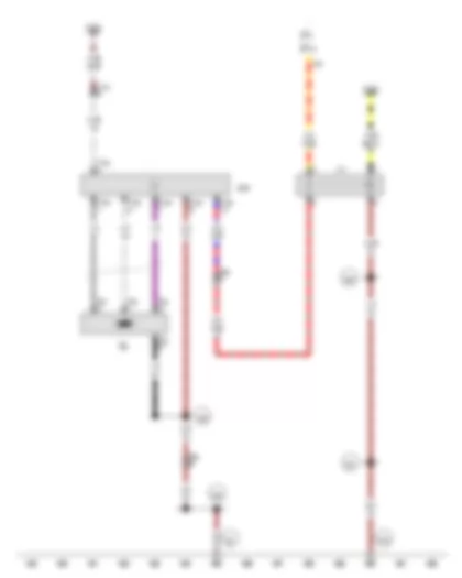 Wiring Diagram  AUDI A8 2015 - Fuel system pressurisation pump - Fuel pump relay - Fuel pump control unit