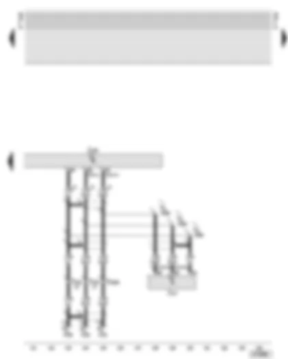 Wiring Diagram  AUDI A8 2000 - Motronic control unit - data wire