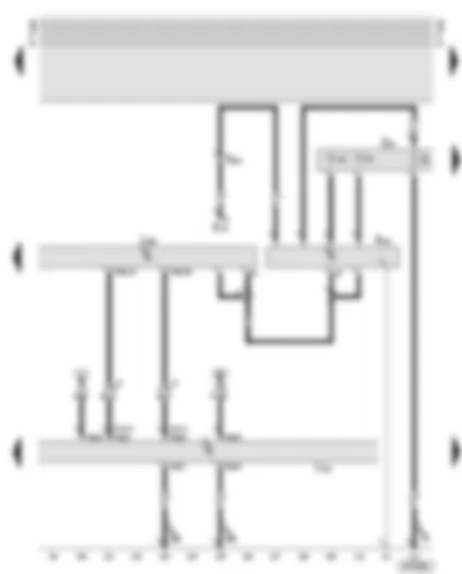 Wiring Diagram  AUDI A8 2000 - Navigation operating electronics control unit - navigation/TV tuner - heated rear window with window aerial