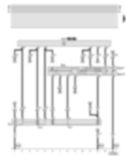Wiring Diagram  AUDI A8 2000 - Electrically adjustable and heated exterior mirrors with or without retraction function driver