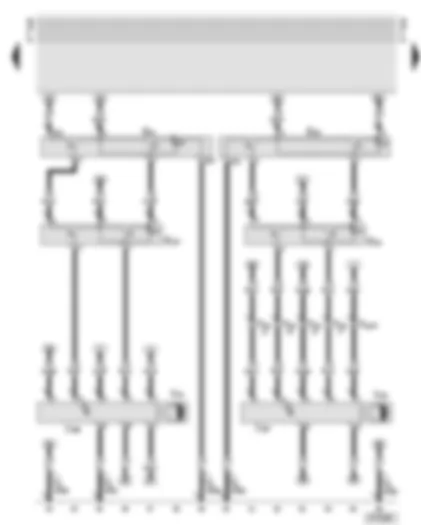 Wiring Diagram  AUDI A8 2001 - Electric windows - front right and rear left
