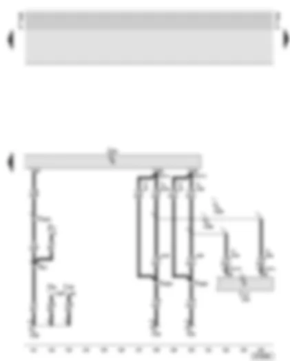 Wiring Diagram  AUDI A8 2002 - Motronic control unit - data wire - crash signal