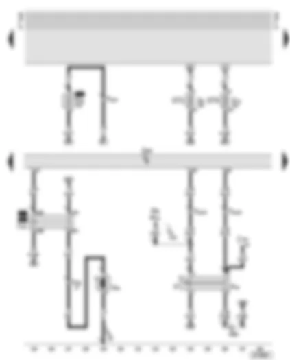 Wiring Diagram  AUDI A8 2002 - Engine control unit - brake light switch - continued coolant circulation relay - continued coolant circulation pump