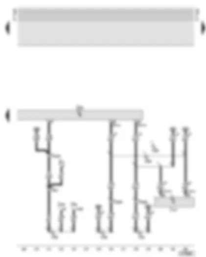 Wiring Diagram  AUDI A8 2002 - Engine control unit - data wire - crash signal