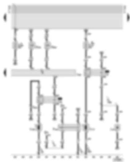 Wiring Diagram  AUDI A8 2002 - Engine control unit 2 - secondary air pump relay 2 - secondary air inlet valve 2 - secondary air pump motor 2 - air conditioner pressure switch - radiator fan relay