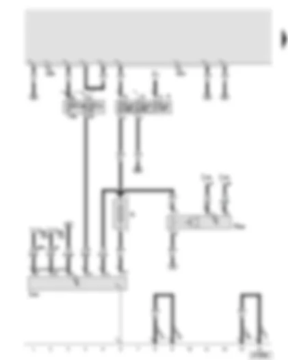 Wiring Diagram  AUDI A8 2004 - Battery - energy management control unit - battery cut-off relay