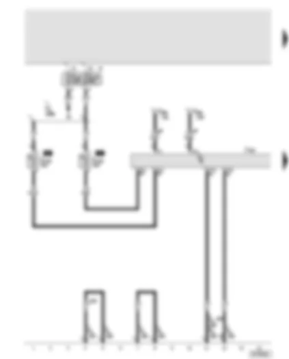Wiring Diagram  AUDI A8 2005 - Rear seat adjustment with memory control unit - rear seat adjustment thermo-fuse