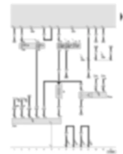 Wiring Diagram  AUDI A8 2004 - Battery - energy management control unit - battery cut-off relay - fuses