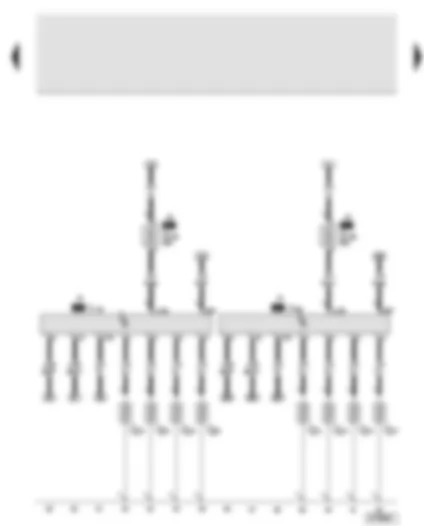 Wiring Diagram  AUDI A8 2010 - Automatic glow period control unit - glow period control unit 2 - glow plugs
