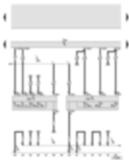 Wiring Diagram  AUDI A8 2007 - Convenience system central control unit - right tail light bulb - right brake light bulb - rear right turn signal bulb - right reversing light bulb - rear right fog light bulb