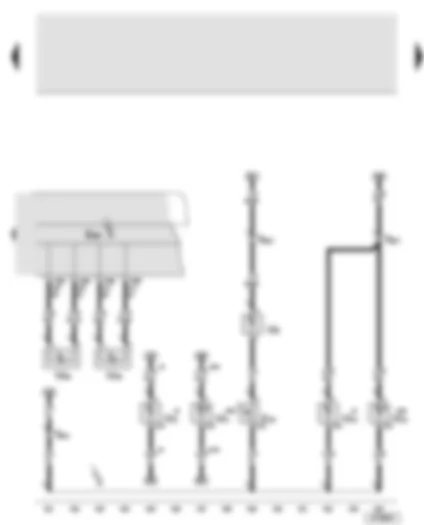 Wiring Diagram  AUDI A8 2007 - Rear operating unit for roof module - rear illuminated vanity mirror - glove compartment light - left and right footwell light