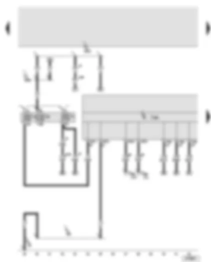 Wiring Diagram  AUDI A8 2010 - Roof electronics control unit - fuses