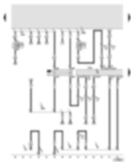 Wiring Diagram  AUDI A8 2008 - Engine control unit - Motronic current supply relay