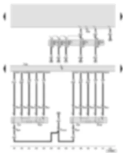 Wiring Diagram  AUDI A8 2010 - Engine control unit - lambda probe - lambda probe 2