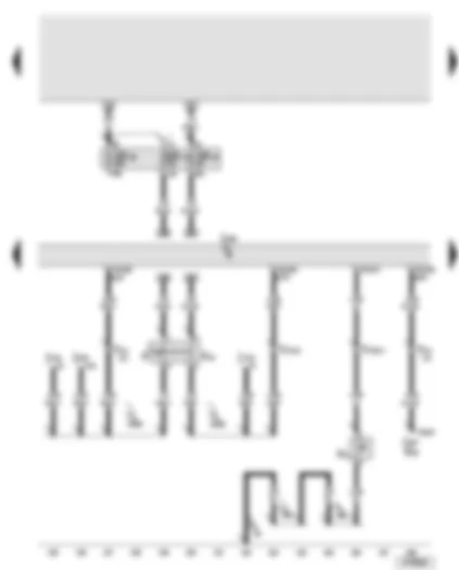 Wiring Diagram  AUDI A8 2005 - Engine control unit - brake light switch - kick-down switch - brake pedal switch - cruise control system switch