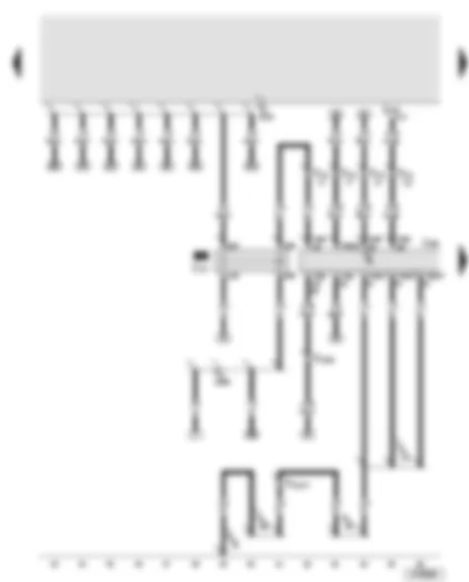 Wiring Diagram  AUDI A8 2005 - Diesel direct injection system control unit - terminal 30 voltage supply relay